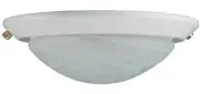 Sunset Lighting 2-Light White LED Ceiling Fan Light Kit Y-260A-S-WH-MB-LED