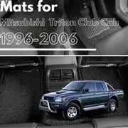 for Mitsubishi Triton Club Cab (MK)1996-2006, Premium Car Floor Mats