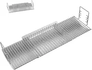 BQMAX 23.62" to 35.43" Adjustable Ash Pan for Chargriller Charcoal Grill 1224 2121 5050 1324 2828 2222 2123, Royal Gourmet CC1830, Oklahoma Joe's 19302087 Charcoal Grill Accessories Replacement Parts