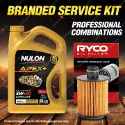 Ryco Oil Filter 5L APX5W30D1 Engine Oil Service Kit for Saab 9-3 1.9 TTiD 1.9L