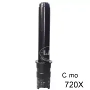 Lens Zoom 100X-720X Zoom 25mm C-mount Glass Microscope Camera Magnifier Adapter