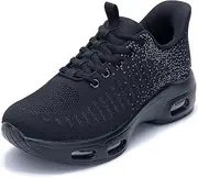 [SURKING] Womens Running Shoes Hands Free Air Tennis Sneakers Slip On Athletic Shoes for Walking Gym Fitness