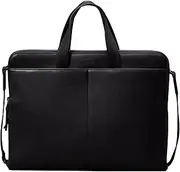 Calvin Klein Handbag Clean Essential 2G Laptop Bag Ck Black 100% POLYURETHANE, ONE, 1