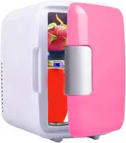 Car Refrigerator, 4L Compact Car Refrigerator, Portable Mini Fridge, Mini Portable Small Refrigerator Cooler and Warmer for Cosmetics Foods and for Vehicles