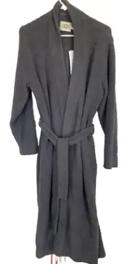 UGG LENNY ROBE II BELTED IN GRAY WOMENS SIZE L LARGE NEW