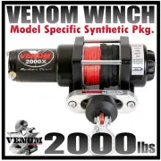 2000LB VENOM UTV WINCH 14-24 POLARIS RZR/RZR 4/GENERAL 900/1000/TURBO RXR RAZOR