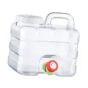Water Container Portable Compact Water Bucket Easy to Clean Square Clear Food