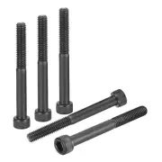 M6-1x60 Socket Head Cap Screw - 25Pack - Carbon Steel Screw - Black