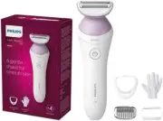 Lady Shaver Series 6000, Single Foil Shaver - Wet & Dry, Cordless - Includes 4 a