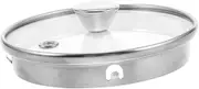 Glass Teapot Replacement Lid Heat Resistant Tempered Glass Kettle Cover Fit for Teapots Inner Diameter Elegant Kitchen Accessory for Brewing Tea