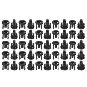 50pcs 5mm Light Emitting Diode Holder Clip Bulb Socket Panel LED Holders
