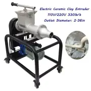 110V/220VElectric Ceramic Clay Extruder Pug Mill Ceramic Clay Mill Mixer 330lb/h