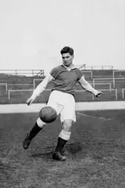 Gordon Smith Hibernian 1950 Scottish Soccer Historic Old Photo