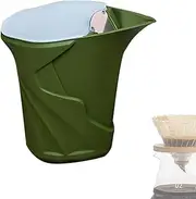 Derwrtup Small Percolator Coffee Pot - Three-Speed Mode Hand-Brewed Cup Coffee Maker | Ergonomic Teapot Handleless Coffee Making Pot for Outdoor Camping