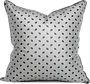 CVBFDB Silver Gray Sofa Pillow Model Room Hotel Bedroom Bay Window Cushion Cover(45cm*45cm)
