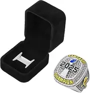 guancrown Fantasy Football Ring 2025 Award Prize Trophy Sports Winner FFL Championship Ring With Box