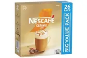 Nescafe Caramel Latte Coffee Sachets 26 Pack