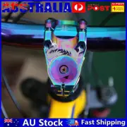 Burnt Blue Bike Stem Headset Top Cap Cover with Screw for 28.6mm Fork Head Tube