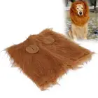 Dog Lion Mane Light Brown Pet Headgear Costume Wig Decor Tool For Dog Emb