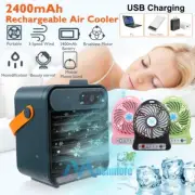 New Air Cooler Fan Portable Mini AC Air Conditioner Personal Cooling Bedroom Fan