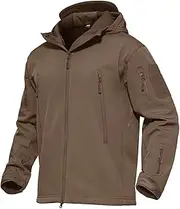 [MAGCOMSEN] Men's Tactical Army Outdoor Coat Camouflage Softshell Jacket Hunting Jacket