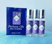 6 x Kamini Roll-On Perfume - 6 x 8ml Bottles Natural Lavender Perfume Oil