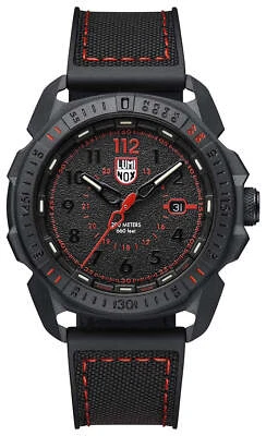 Luminox ICE-SAR Arctic CARBONOX Rubber & Textile Divers Quartz Men Watch XL.1002