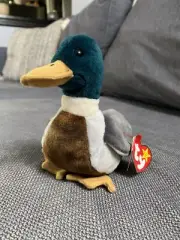 Jake the Mallard Duck Beanie Baby With RARE Tag Errors TY