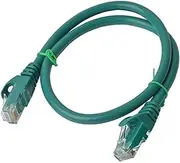8Ware Cat6a UTP Snagless Ethernet Cable, Green, 25cm Length
