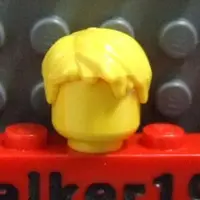 在飛比找蝦皮購物優惠-【積木2010】樂高 LEGO 黃色 斜分 旁分 頭髮 / 