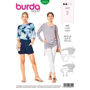 Burda Sewing Pattern 6415 Top Misses Size 8-18