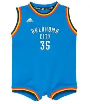 Adidas NBA Infants Oklahoma City Thunder Kevin Durant #35 Player Road Romper