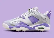 Nike Air Jordan 6 G NRG U23 US Open Airbrush Silver Purple FD0205-055 sz 11.5