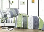 Artistic Quilt Cover/Duvet Cover/Doona Cover Set (Dexter, King)