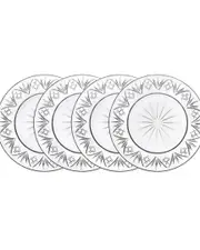 Godinger Wales Appetizer Plates (Set of 4) NoSize Clear