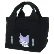 Japan Exclusive | Sanrio Kuromi Canvas Divided Mini Tote Bag Gift