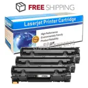3 Pack Black Toner for HP CF283A 83A LaserJet Pro M127fn M127fw M125nw MFP