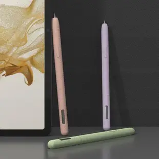 適用Samsung三星S Pen筆套Tab S8平板電腦S7plus觸屏電容筆保護套s6lite觸控筆pro手寫筆三角形防摔防滑spen