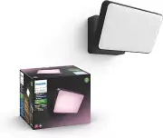 Philips Hue Discover Outdoor Smart Flood Light Fixture, Black - 15W, White and C