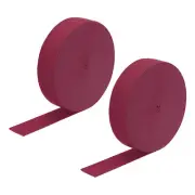 2pcs Elastic Bands for Sewing 1 Inch 10 Yards Burgundy Red Knit Elastic Spool