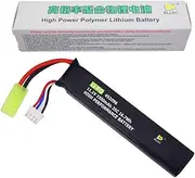Fytoo 3S 11.1V 1500mAh 452096 Lithium Battery with Odamiya Connector for Airsoft G36C CAR15 MP5A5 M249 MC51 FNP90 G3A4 Upgrade or Modification and Ether Series of Toy Electric Guns Air Guns Rifles