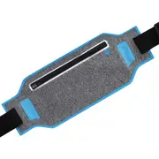Waterproof Running Jogging Waist Bag Phone Bag For Smart Phones Under 6.5 Inch Samsung Galaxy S10+ iPhone XS Max BLUE COLOR