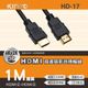 KINYO HDMI高畫質影音傳輸線(1M)HD17