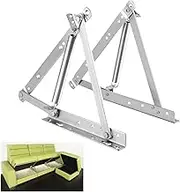 KAFENDA Lid Support Hinges, Sofa Bed Spring Lifters, Bed Box lid Holding Hinges Pull Down Hinge for Cabinet Doors, Sofa recliners or beds with Bed Boxes