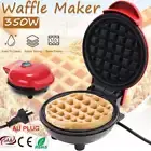 Mini Waffle Maker Non Stick Snacks Pancake Cake Breakfast Lunch Making Machine