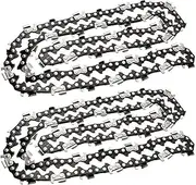 Baumr-AG Tru-Sharp 3/8 Pitch Chainsaw Chain for 10 Inch Bar Chainsaws, Set of 2