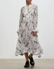 Stunning All Saints Alisa Freya Dress Ivory 14 $559 - BNWT