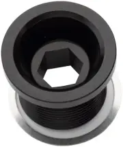 RaceFace CINCH Crank Bolt and Washer Set - M18x15, Gloss Black