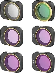 6-Piece Mini 3 Pro ND Filters Set Camera Lens CPL ND Filters Set for DJI Mini 3 Pro Accessories(MCUV, CPL, ND4, ND8, ND16, ND32)