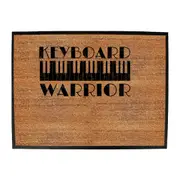 Keyboard Warrior Music - Funny Novelty Doormat Man Cave Floor mat
